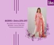 Libas @2999 + Extra 15% OFF