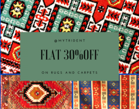 Mytrident Offer Flat 30% OFF on Rugs