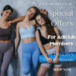 ADIDAS - ADICLUB MEMBERS OFFER: EXTRA 20% OFF ON SITEWIDE