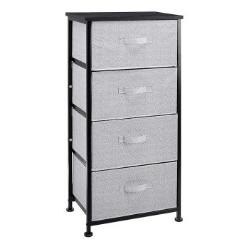 amazon basics Fabric 4-Drawer Storage