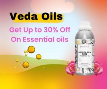 Veda Oils discount on Essential oils