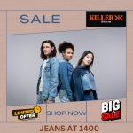 Killer Jeans Sale On Jeans Starting at 1400