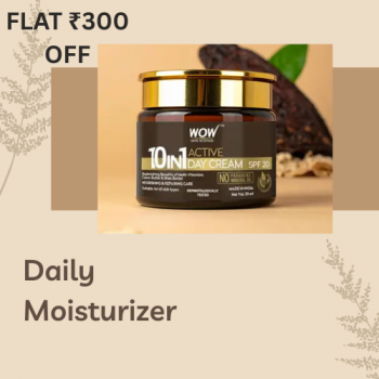 10 in 1 Active Day Cream No Parabens & Mineral Oil Day Cream - 50 ml