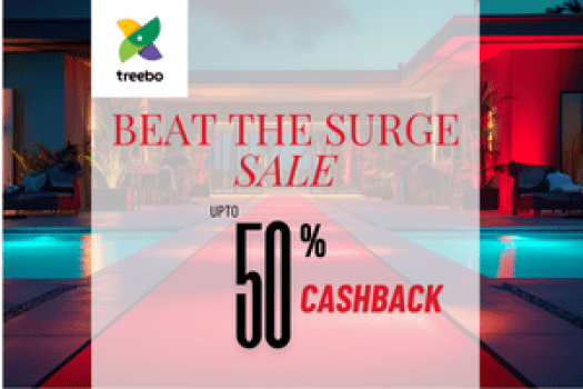 Treebo offers – Beat The Surge Sale II [CASHBACK UPTO 50%]