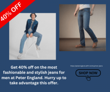 don't miss out on 25% off on all jeans for men.