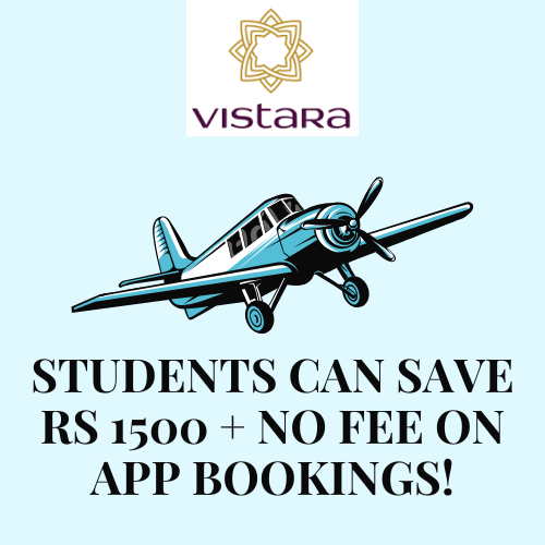 Students can Save Rs 1500 + No Fee on App Bookings!