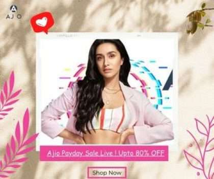 Ajio Payday Sale Live ! Upto 80% OFF