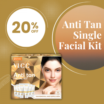 VLCC Products - Get 20% Off On Anti Tan Single Facial Kit