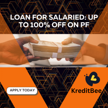 KreditBee Loan For Salaried: Up To 100% OFF On PF
