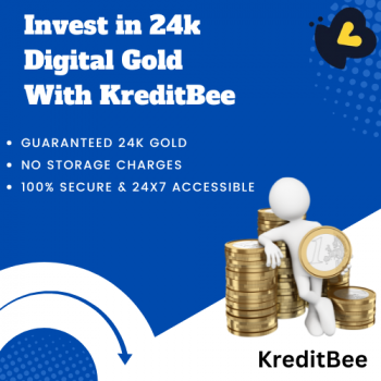 Invest in 24k Digital Gold With KreditBee
