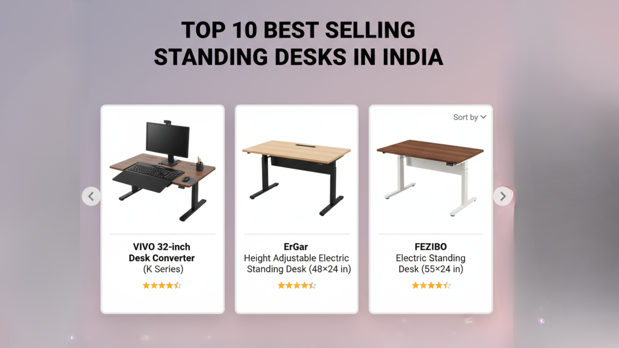 Top 10 Best Selling Standing Desks