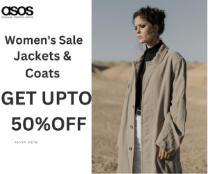 Asos Women's sale jacket And coat GEt Upto 50%OFF