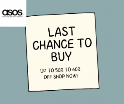 Asos last chance To Buy Get Upto 60% OFf