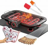 SAFERSKY Electric Barbeque Grill Home 2000W Get 58% Off On Amazon