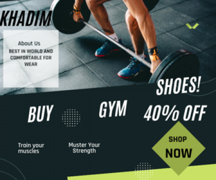 Khadim Get 40% OFF Gym Sports Shoe Trainers for Men