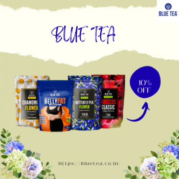 Blue Tea Welcome Offer – Avail 10% Discount on First Order