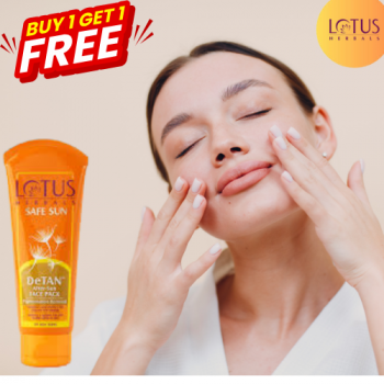 Lotus Herbals Safesun Detan - Buy 1, Get 1 Free Offer