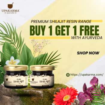 Upakarma Pure Shilajit Range – Buy 1 Get 1 FREE
