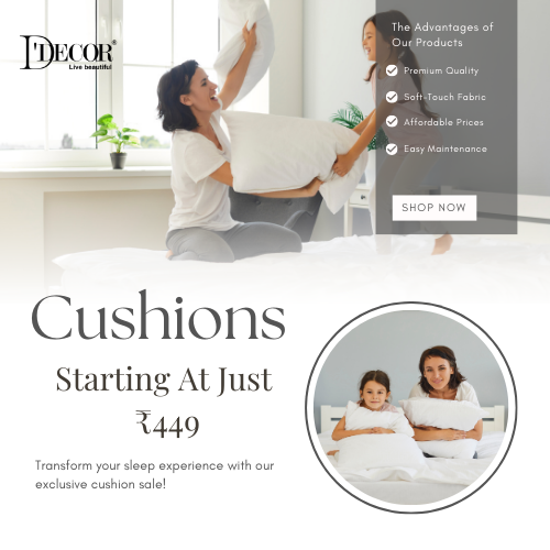 D'Decor Hot Deal Cushions Starting at Rs. 449