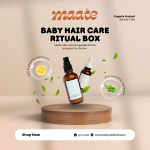MAATE OFFER GET 21% OFF ON BABY HAIR CARE RITUAL👶🏻