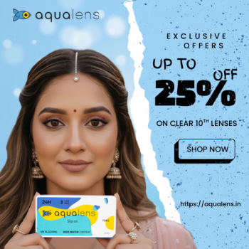 Aqualens Discount up to 25% off on clear 10h lenses