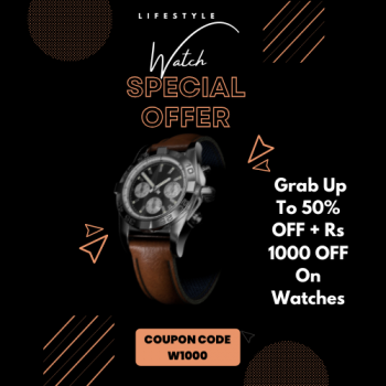 Best Brands Sale: Grab Up To 50% OFF + Rs 1000 OFF On Watches