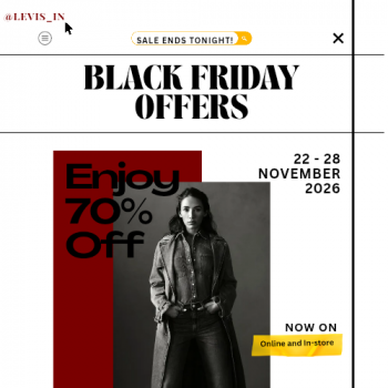 Black friday sale – Enjoy upto 70% off