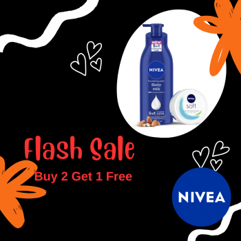 nivea buy 2 get 1 free
