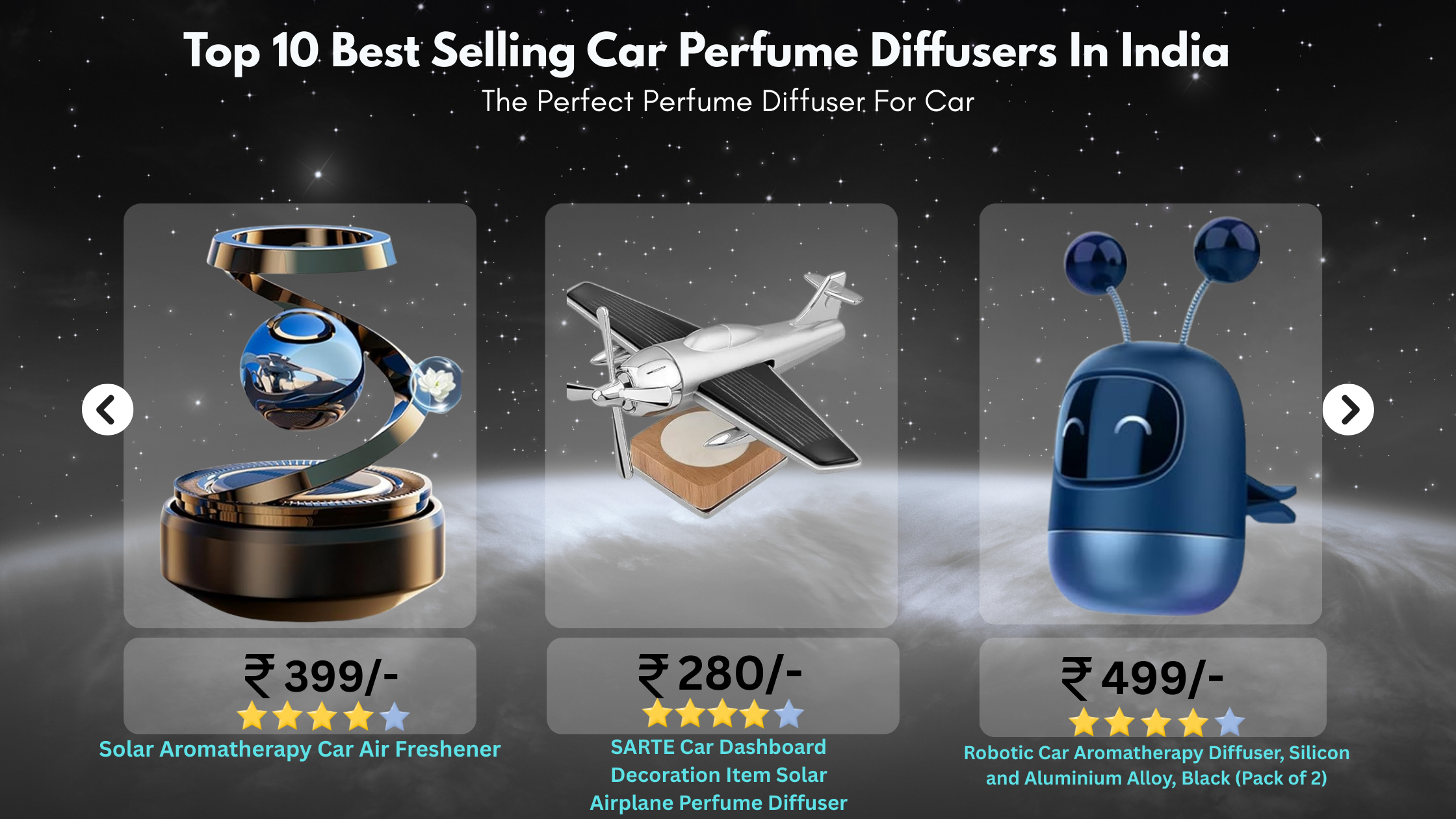 Top 10 Best Selling Car Perfume Diffusers In India