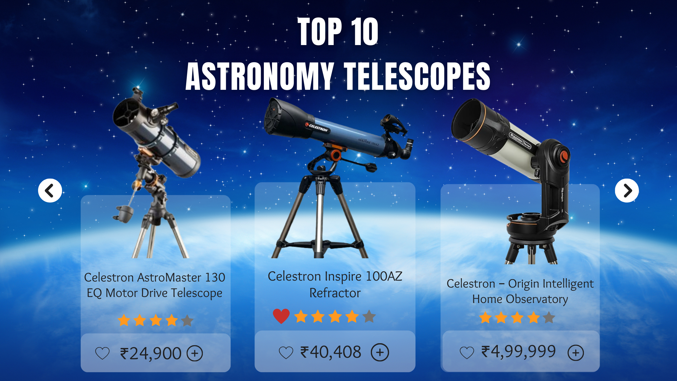Best Selling Astronomy Telescopes to Explore Universe
