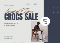 Crocs - Min 40% Off + 5% EXTRA OFF PREPAIFD ORDERS