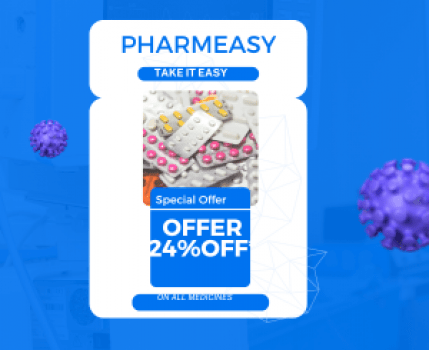 pharmeasy offer flat 24% Off on medicines