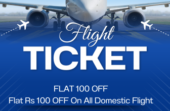 FLAT 100% OFF Flat Rs 100 OFF On All Domestic Flight