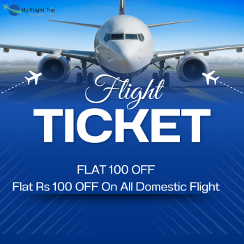 FLAT 100% OFF Flat Rs 100 OFF On All Domestic Flight