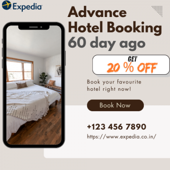 Expedia Book Hotels 60 Days In Advance & Get 20% OFF On Selected Stays