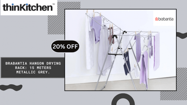 Thinkitchen - "GET 20% OFF" Brabantia Hangon Drying Rack 15 Meters