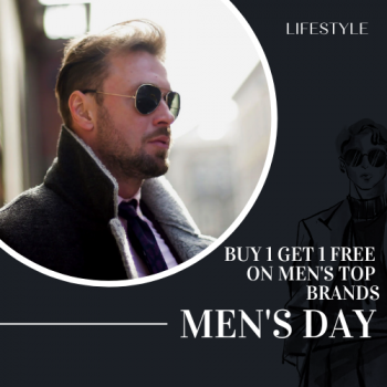 Buy 1 Get 1 Free On Men's Top Brands