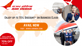 Enjoy up to 70% Discount* on Business Class