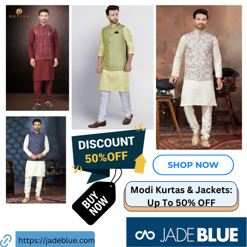 Modi Kurtas & Jackets: Up To 50% OFF