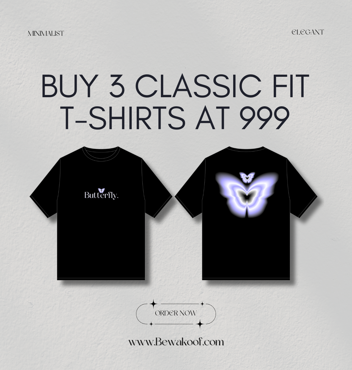 Buy 3 Classic fit T-shirts at 999, bewakoof-deal-promocode-coupons-offers-vouchers-new user