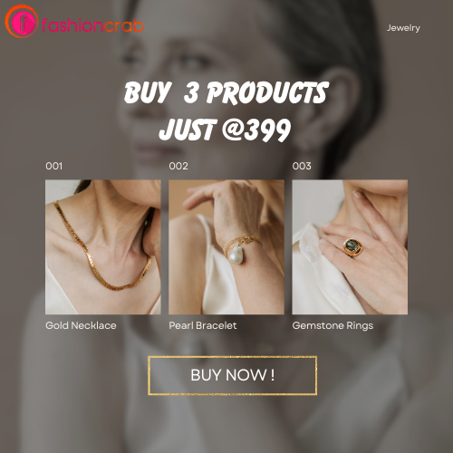 Fashioncrab - Special offer shop 3 products just at Rs.399!