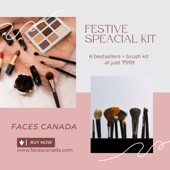 Faces Canada Festive Kit for Just ₹999 – Limited Time Offer!