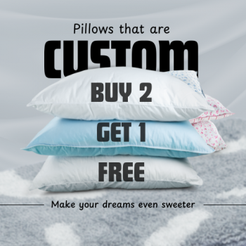 Add More Comfort: Buy 2 Photo Pillows - Get 1 Free