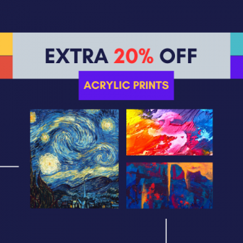 Shine Brighter: Extra 20% Off on Personalized Acrylic Prints