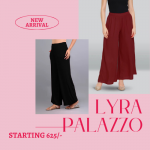 Lyra Comfortable fit Palazzos for Women Starts at 625/-