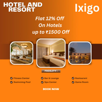 Ixigo Get Flat 12% Off On Hotels with ICICI Bank Net Banking