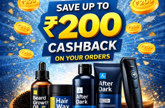 Ustraa – Save Up To Rs 200 Cashback On Your Orders