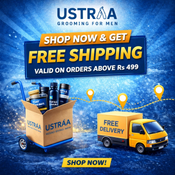 Ustraa-Shop Now & Get Free Shipping Valid On Orders Above Rs 499