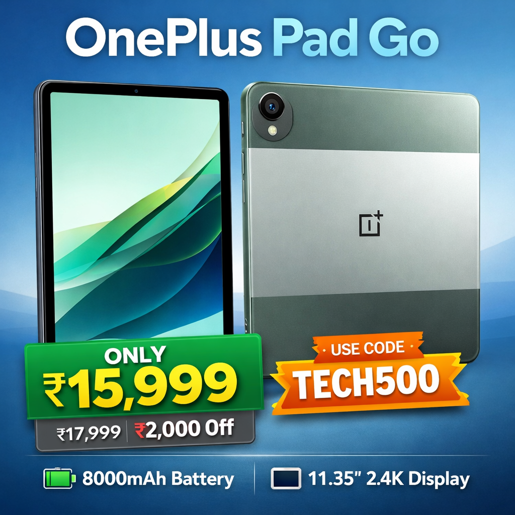 OnePlus Pad Go Cashify offer tablet