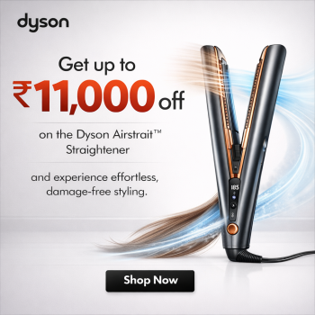 Dyson Airstrait straightener Get Upto RS 11000 !!
